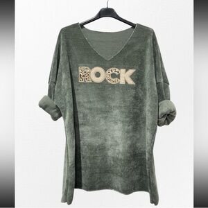 ShopEvelynne 'Rock' Graphic Sweater